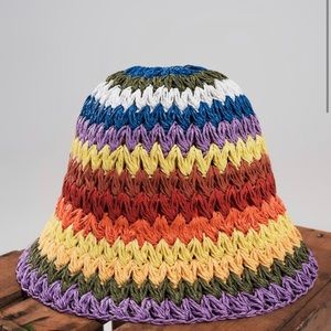 Straw Bucket hat